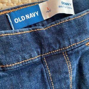 Old Navy youth girl size 10-12 blue jeans SKINNY